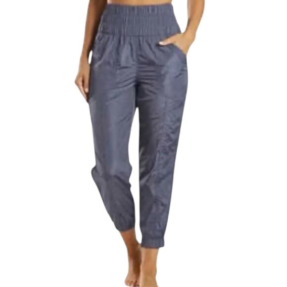 Free People medium The Way Home joggers active pants windbreaker P3 2673 - Picture 1 of 13